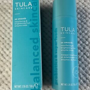 Tula Skincare So Smooth Resurfacing Brightening Fruit Enzyme Mask 1.76oz 50g NEW